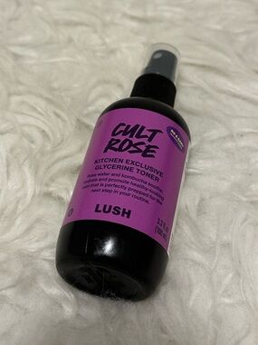 Lush x kitchen cult rose glycerine toner